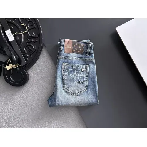 Louis Vuitton LV Jeans For Men #1438538 $68.00 USD, Wholesale Replica Louis Vuitton LV Jeans