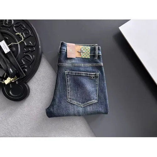 Louis Vuitton LV Jeans For Men #1438539 $68.00 USD, Wholesale Replica Louis Vuitton LV Jeans