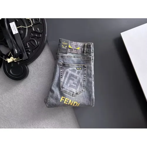 Fendi Jeans For Men #1438550 $68.00 USD, Wholesale Replica Fendi Jeans