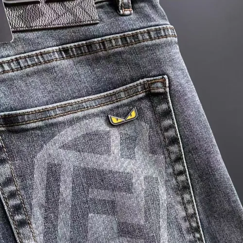 Replica Fendi Jeans For Men #1438550 $68.00 USD for Wholesale
