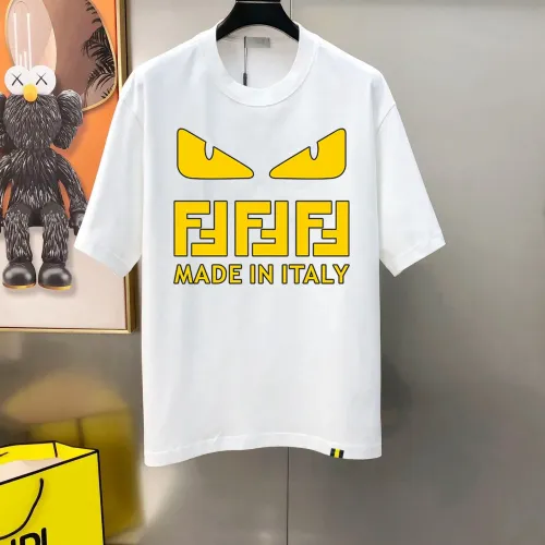 Fendi T-Shirts Short Sleeved For Men #1438635 $40.00 USD, Wholesale Replica Fendi T-Shirts