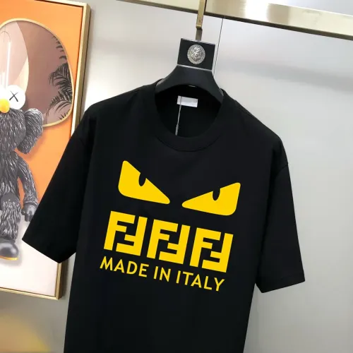 Replica Fendi T-Shirts Short Sleeved For Men #1438636 $40.00 USD for Wholesale