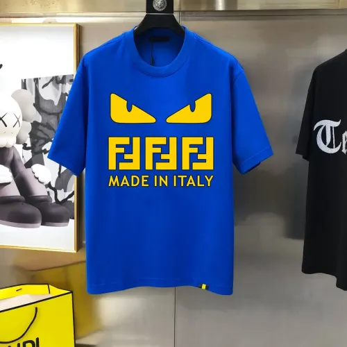 Fendi T-Shirts Short Sleeved For Men #1438637 $40.00 USD, Wholesale Replica Fendi T-Shirts