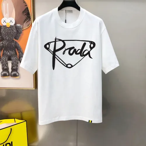 Prada T-Shirts Short Sleeved For Men #1438639 $40.00 USD, Wholesale Replica Prada T-Shirts