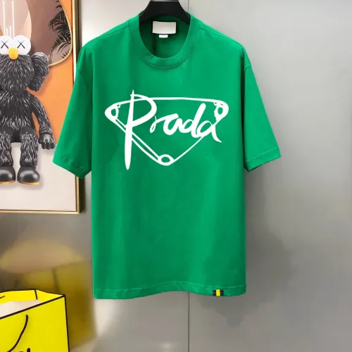Prada T-Shirts Short Sleeved For Men #1438642 $40.00 USD, Wholesale Replica Prada T-Shirts