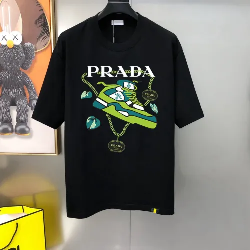 Prada T-Shirts Short Sleeved For Men #1438654 $40.00 USD, Wholesale Replica Prada T-Shirts