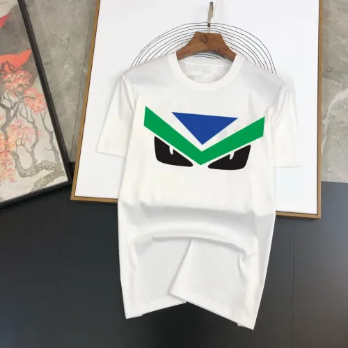 Fendi T-Shirts Short Sleeved For Men #1438745 $40.00 USD, Wholesale Replica Fendi T-Shirts