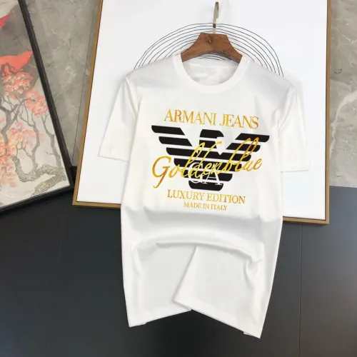 Armani T-Shirts Short Sleeved For Men #1438749 $40.00 USD, Wholesale Replica Armani T-Shirts