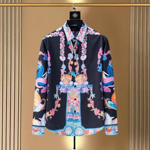 Versace Shirts Long Sleeved For Men #1438796 $40.00 USD, Wholesale Replica Versace Shirts