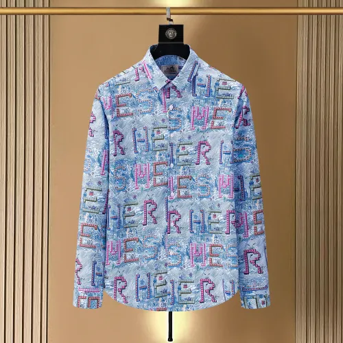 Hermes Shirts Long Sleeved For Men #1438797 $40.00 USD, Wholesale Replica Hermes Shirts