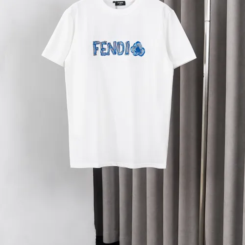 Fendi T-Shirts Short Sleeved For Men #1438819 $36.00 USD, Wholesale Replica Fendi T-Shirts