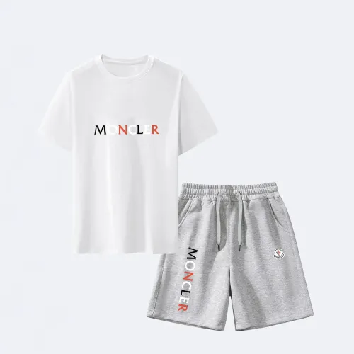 Moncler Tracksuits Short Sleeved For Men #1438827 $42.00 USD, Wholesale Replica Moncler Tracksuits