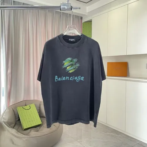 Balenciaga T-Shirts Short Sleeved For Unisex #1438883 $45.00 USD, Wholesale Replica Balenciaga T-Shirts