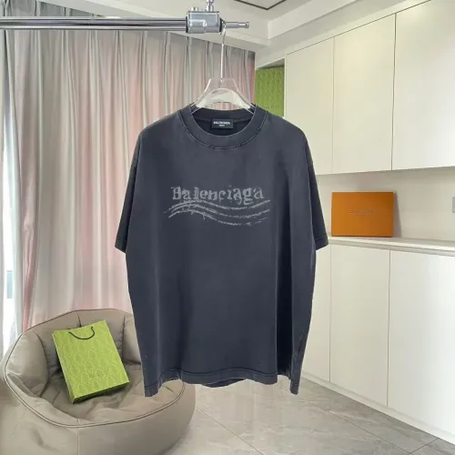 Balenciaga T-Shirts Short Sleeved For Unisex #1438891 $45.00 USD, Wholesale Replica Balenciaga T-Shirts