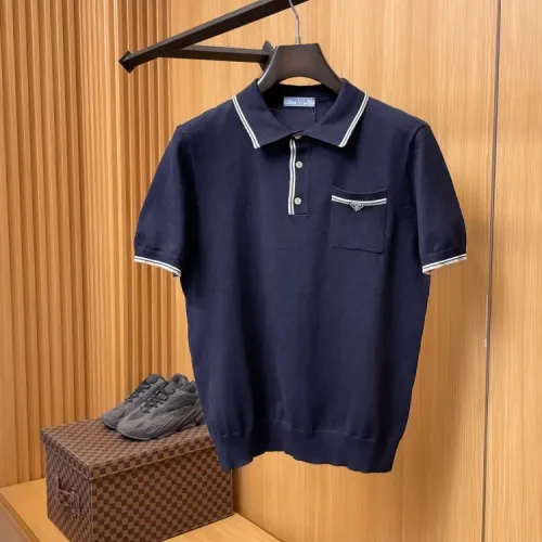 Prada T-Shirts Short Sleeved For Men #1438897 $72.00 USD, Wholesale Replica Prada T-Shirts