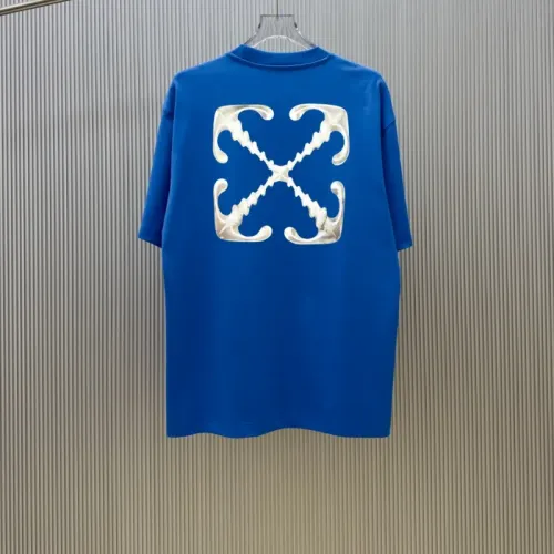 Off-White T-Shirts Short Sleeved For Unisex #1438933 $40.00 USD, Wholesale Replica Off-White T-Shirts