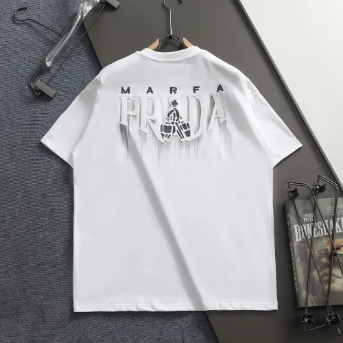 Prada T-Shirts Short Sleeved For Unisex #1438944 $45.00 USD, Wholesale Replica Prada T-Shirts