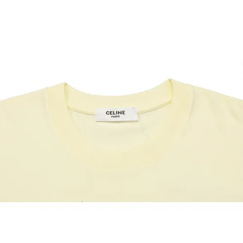 Replica Celine T-Shirts Short Sleeved For Unisex #1438956 $41.00 USD for Wholesale