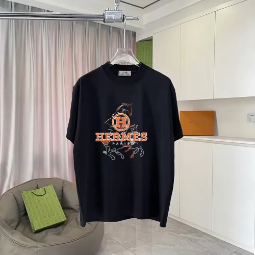 Hermes T-Shirts Short Sleeved For Unisex #1438988 $42.00 USD, Wholesale Replica Hermes T-Shirts