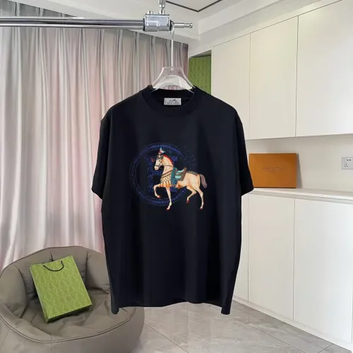 Hermes T-Shirts Short Sleeved For Unisex #1438994 $42.00 USD, Wholesale Replica Hermes T-Shirts