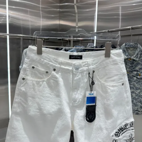 Replica Chrome Hearts Jeans For Men #1439157 $64.00 USD for Wholesale