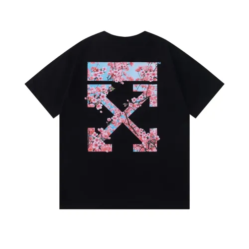 Off-White T-Shirts Short Sleeved For Unisex #1439163 $32.00 USD, Wholesale Replica Off-White T-Shirts