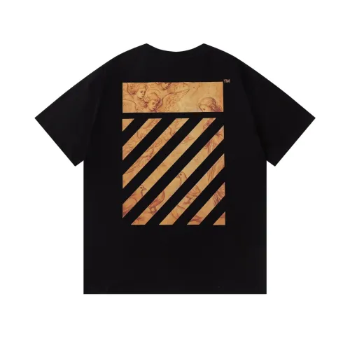 Off-White T-Shirts Short Sleeved For Unisex #1439165 $32.00 USD, Wholesale Replica Off-White T-Shirts