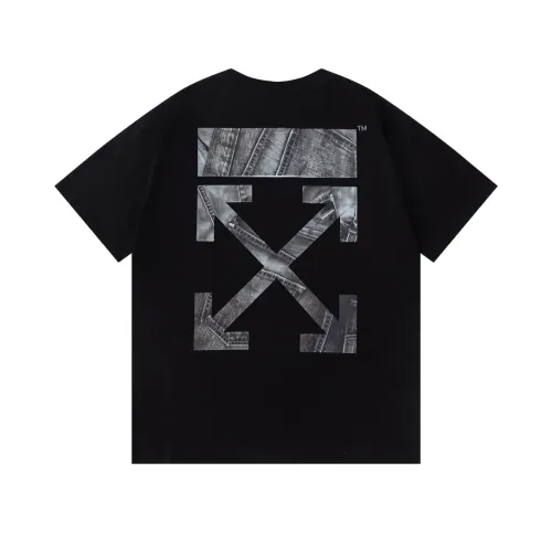 Off-White T-Shirts Short Sleeved For Unisex #1439168 $32.00 USD, Wholesale Replica Off-White T-Shirts