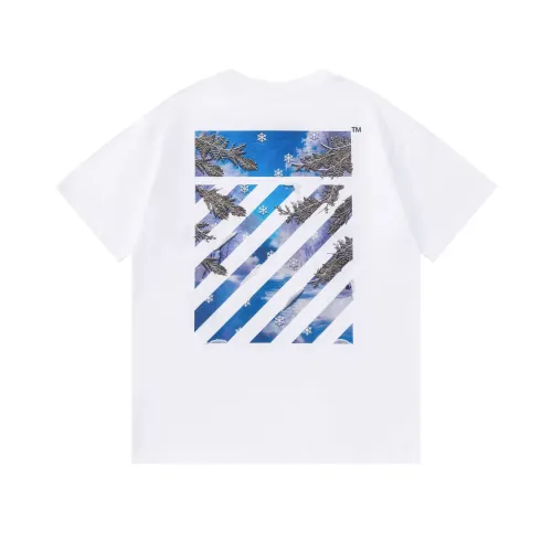 Off-White T-Shirts Short Sleeved For Unisex #1439169 $32.00 USD, Wholesale Replica Off-White T-Shirts
