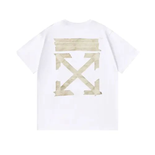 Off-White T-Shirts Short Sleeved For Unisex #1439173 $32.00 USD, Wholesale Replica Off-White T-Shirts