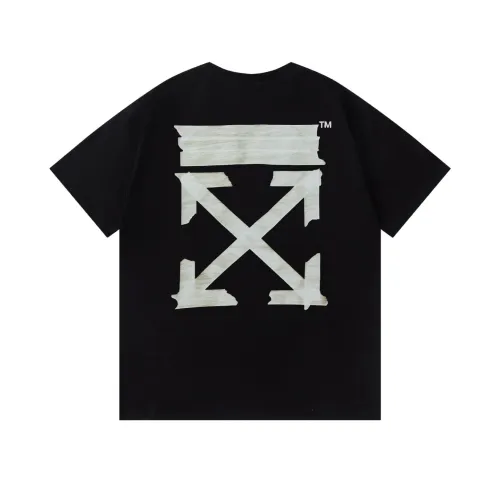Off-White T-Shirts Short Sleeved For Unisex #1439174 $32.00 USD, Wholesale Replica Off-White T-Shirts
