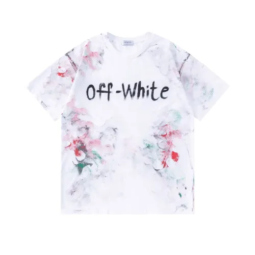 Off-White T-Shirts Short Sleeved For Unisex #1439175 $36.00 USD, Wholesale Replica Off-White T-Shirts