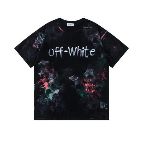 Off-White T-Shirts Short Sleeved For Unisex #1439176 $36.00 USD, Wholesale Replica Off-White T-Shirts