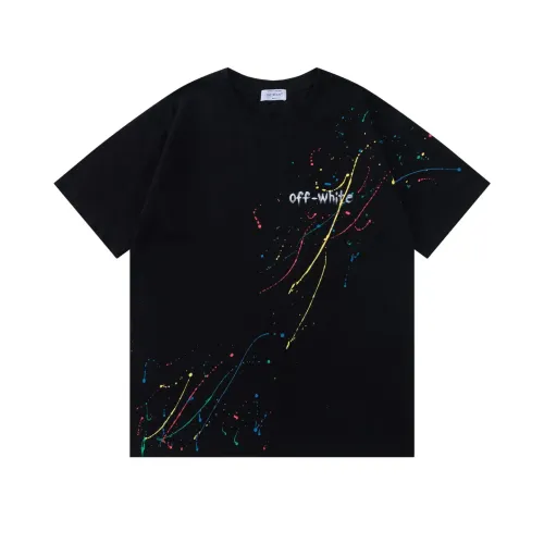 Off-White T-Shirts Short Sleeved For Unisex #1439178 $36.00 USD, Wholesale Replica Off-White T-Shirts