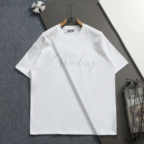 Christian Dior T-Shirts Short Sleeved For Unisex #1439199 $40.00 USD, Wholesale Replica Christian Dior T-Shirts