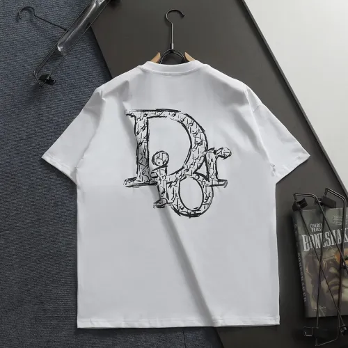 Replica Christian Dior T-Shirts Short Sleeved For Unisex #1439203 $40.00 USD for Wholesale