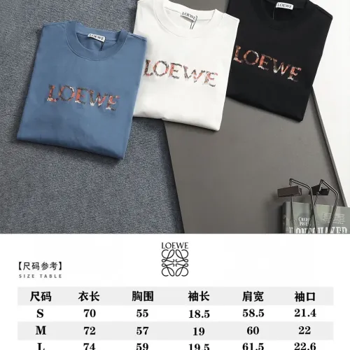 Replica LOEWE T-Shirts Short Sleeved For Unisex #1439217 $40.00 USD for Wholesale