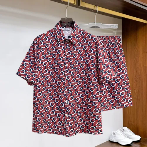 Moncler Tracksuits Short Sleeved For Men #1439234 $76.00 USD, Wholesale Replica Moncler Tracksuits