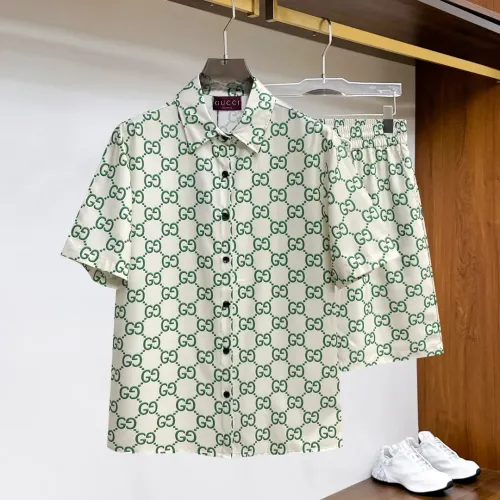 Gucci Tracksuits Short Sleeved For Men #1439237 $76.00 USD, Wholesale Replica Gucci Tracksuits