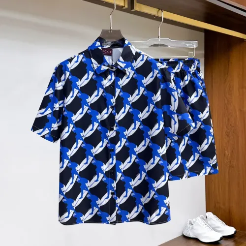 Gucci Tracksuits Short Sleeved For Men #1439244 $76.00 USD, Wholesale Replica Gucci Tracksuits