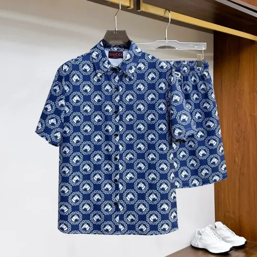 Gucci Tracksuits Short Sleeved For Men #1439246 $76.00 USD, Wholesale Replica Gucci Tracksuits