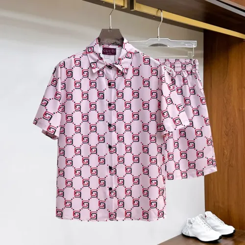 Gucci Tracksuits Short Sleeved For Men #1439248 $76.00 USD, Wholesale Replica Gucci Tracksuits