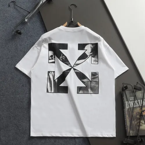 Off-White T-Shirts Short Sleeved For Unisex #1439285 $40.00 USD, Wholesale Replica Off-White T-Shirts