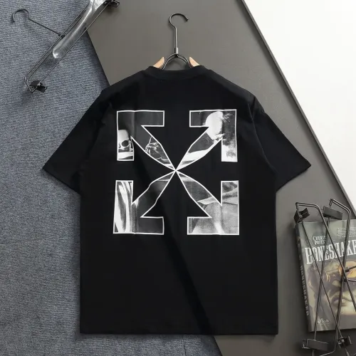 Off-White T-Shirts Short Sleeved For Unisex #1439286 $40.00 USD, Wholesale Replica Off-White T-Shirts