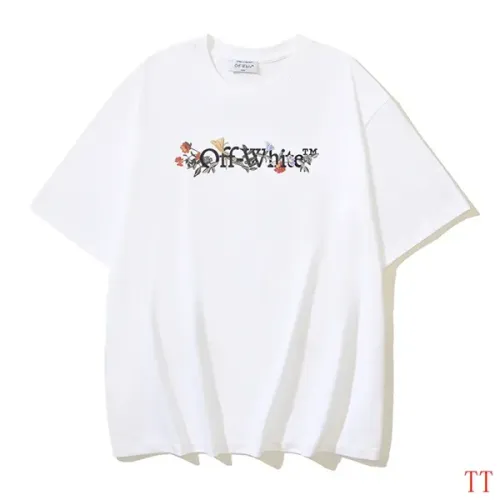 Off-White T-Shirts Short Sleeved For Unisex #1439293 $29.00 USD, Wholesale Replica Off-White T-Shirts
