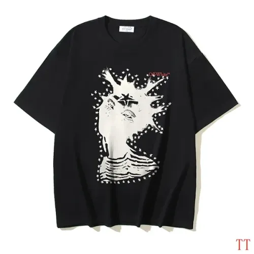 Off-White T-Shirts Short Sleeved For Unisex #1439300 $32.00 USD, Wholesale Replica Off-White T-Shirts