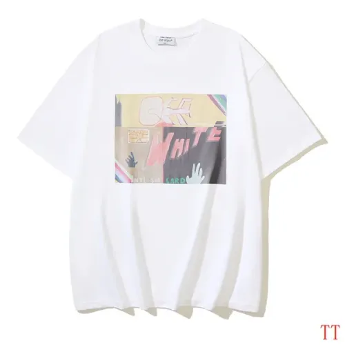 Off-White T-Shirts Short Sleeved For Unisex #1439301 $29.00 USD, Wholesale Replica Off-White T-Shirts