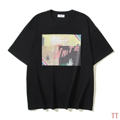 Off-White T-Shirts Short Sleeved For Unisex #1439303 $29.00 USD, Wholesale Replica Off-White T-Shirts