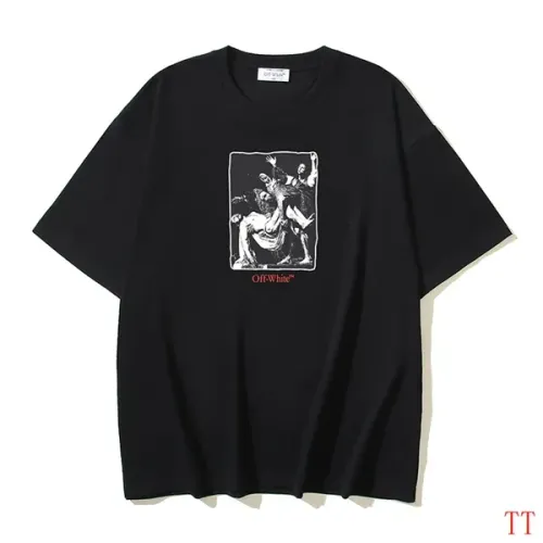Off-White T-Shirts Short Sleeved For Unisex #1439307 $29.00 USD, Wholesale Replica Off-White T-Shirts