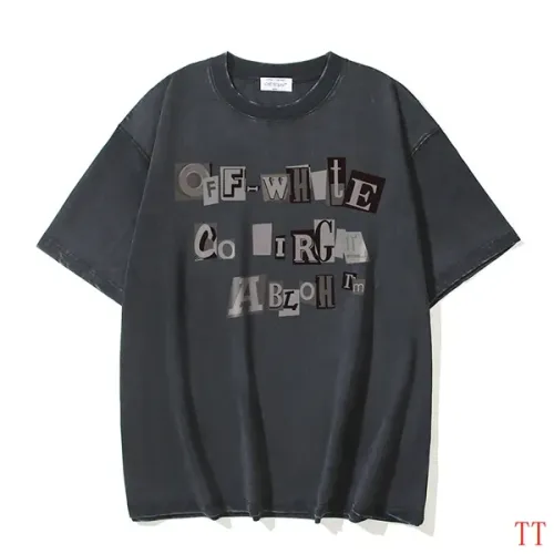 Off-White T-Shirts Short Sleeved For Unisex #1439308 $38.00 USD, Wholesale Replica Off-White T-Shirts